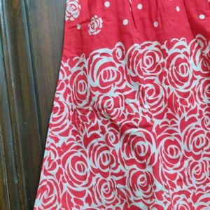 Red frock For Girls