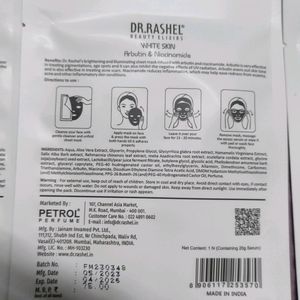 Face Sheet Mask (Dr Rashel Beauty Elixirs)