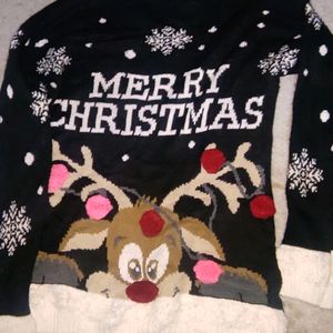 Sweater Black Colour Design