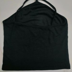 New halter Neck BLACK TANK TOP