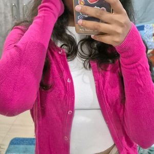 Pink Cardigan