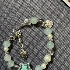 Aesthetic Pinterest Inspired Light Green Bracelet