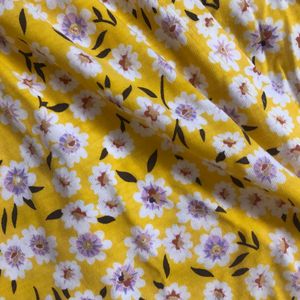 Yellow Floral Dress