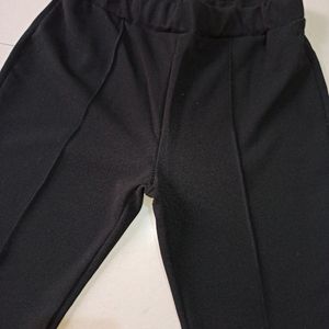 Black Women Flare pant strechable