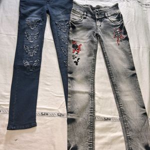 Party Wear Girls Jeans