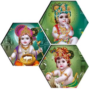 Little Krishna Wall Painting