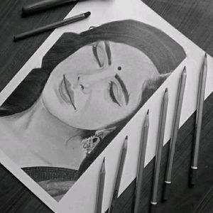 Beautiful Girl Handmade Draw