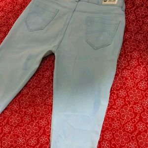 Women's Light Blue Denim Jeans 👖