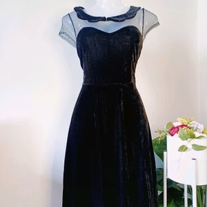 Gothic Vampire Velvet Dress