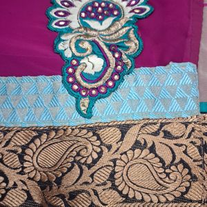 New Designer Branded Saree With Blouse