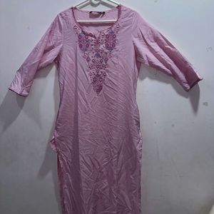 Pink Kurta Good Quality