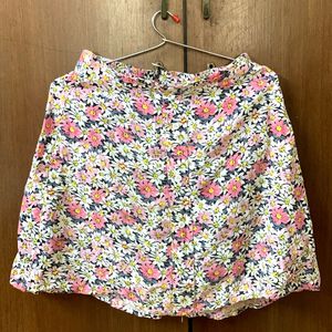 Printed Cotton Skirt For Girls