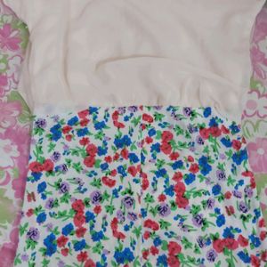 Floral Print Dress Xl