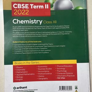 CBSE term two chemistry class 12