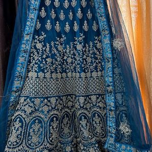 Party wear Lehnga With Attached Cancan