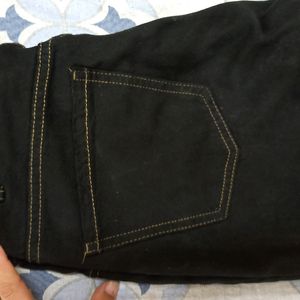 Black Wide High Waist Jeans