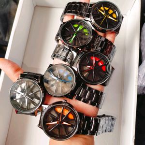 ROTATING GYRO WHEEL WATCH