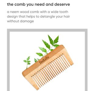 NEEM WOOD HAIR COMB