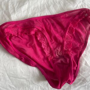 Pink Lace Panty Net