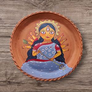 Home Decor Clay Plate Painting