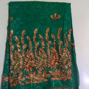 Sequin  Saree