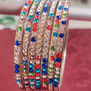 Silver Fancy Bangles