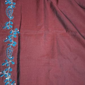 Price Reduced NEW Raw Silk Embroidered