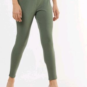 Ankle-Length Flat-front Trousers