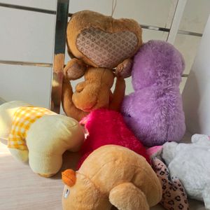 Combo Of 7 Soft Toys For Kids