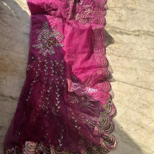 Ready To Wear Gorgeous Fuschia Saree