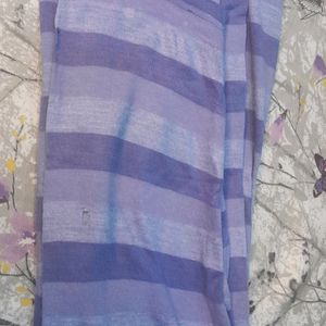 Lavender Color Stripes With 3/4th Sleeves