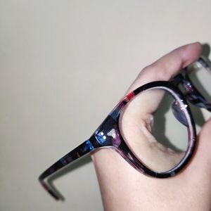 Blueray Glasses With Floral Frame