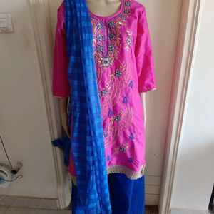 Kurti Palazzo And Dupatta