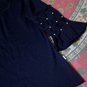 Women Beautiful Navy Blue Top 💙