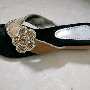 Black Fancy Functional Sandals