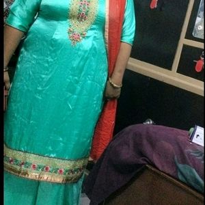 Circular Plazo Suit Without Dupatta