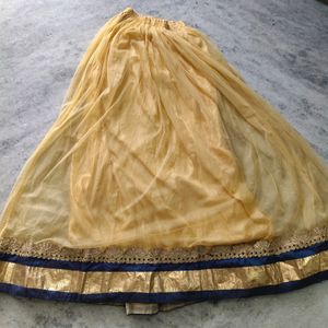 Blue Embroidered Mastani Dress