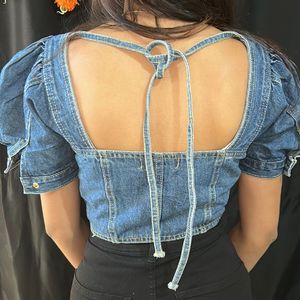 Flash Sale - Beautiful Denim Corset