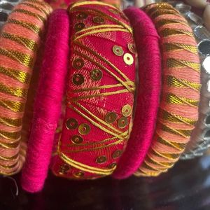 Pink Shade Bangles 💗