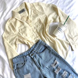 Pinterest Original US Expenditure Cream Shirt