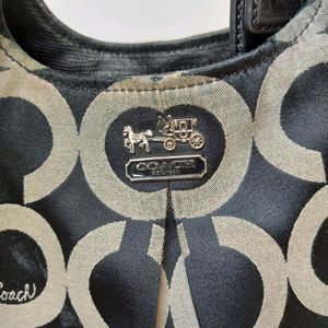 Reduced! Authentic Coach Madison Op Art Sateen