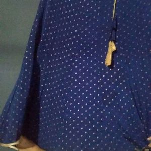 Navy Blue Ethnic Skirt