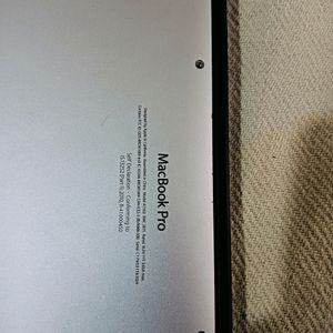 Macbook Pro Without Display RAM And Charger