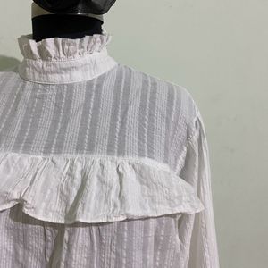 White Korean Cotton Top