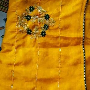 Embroidery Work Saree