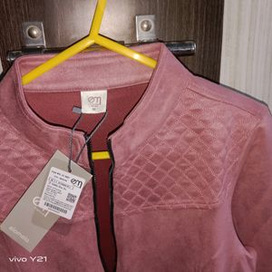 Peach colour Women jacket in 900