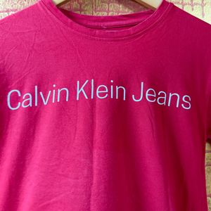 Calvin Klein Jeans Women Round Neck Tshirt