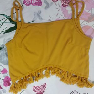 SHEIN Mustard Cord Set