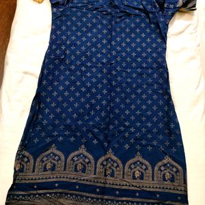 Shrishti Brand Kurti Pretty Navy Blue Color