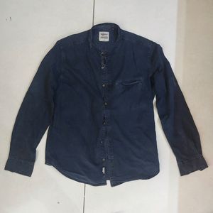 Oversized Navy Blue Shirt